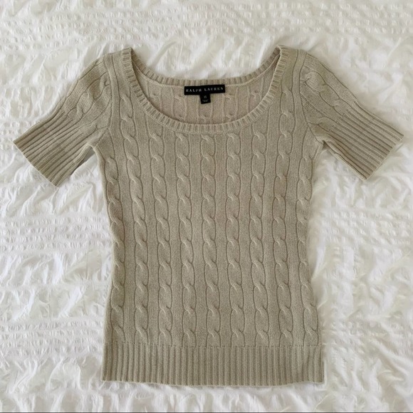 Ralph Lauren Sweaters - New Ralph Lauren Cashmere Beige Sweater
